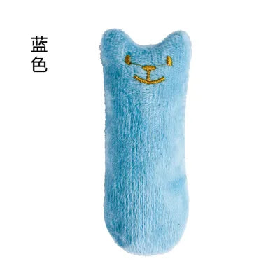 Teeth Grinding Catnip Toys Funny Interactive Plush Cat Toy Pet Kitten Chewing Vocal Toy Claws Thumb Bite Cat mint For Cats - MeLife GloBazzar