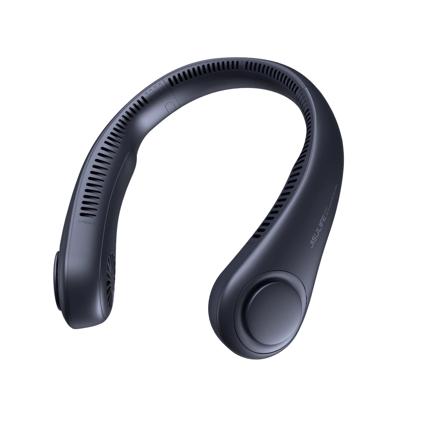 JISULIFE Portable Neck Fan, 4000 mAh Battery Rechargeable,5 Speeds Adjustable,Twistable Hands-Free Bladeless Neckband for Sports - MeLife GloBazzar