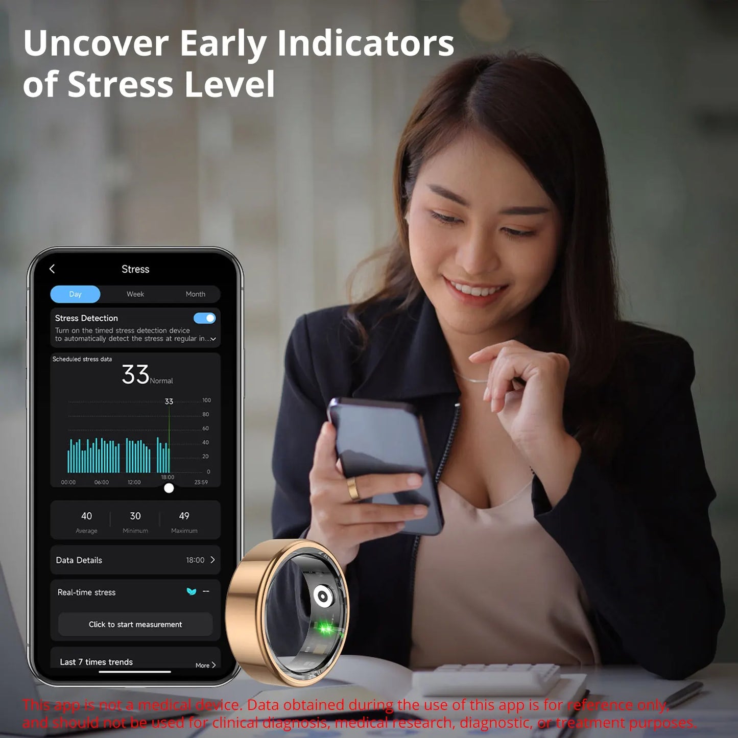 COLMI R02 Smart Ring: Multi-Sport Fitness Tracker with 24/7 Health Monitoring - MeLife GloBazzar