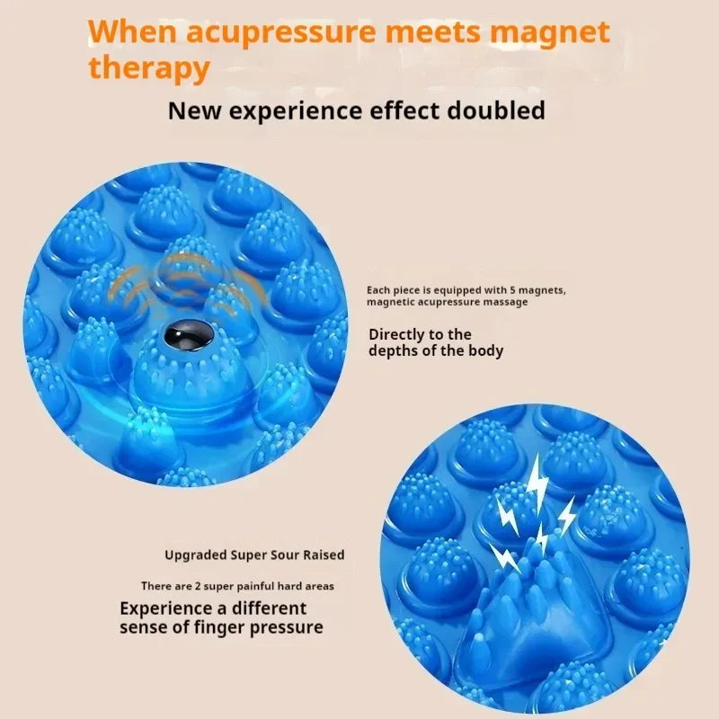 Foot Massage Acupressure Mat Muscle Relaxation Acupuncture Mat Home Fitness Equipment Pilates Yoga Accessories Foot Training - MeLife GloBazzar