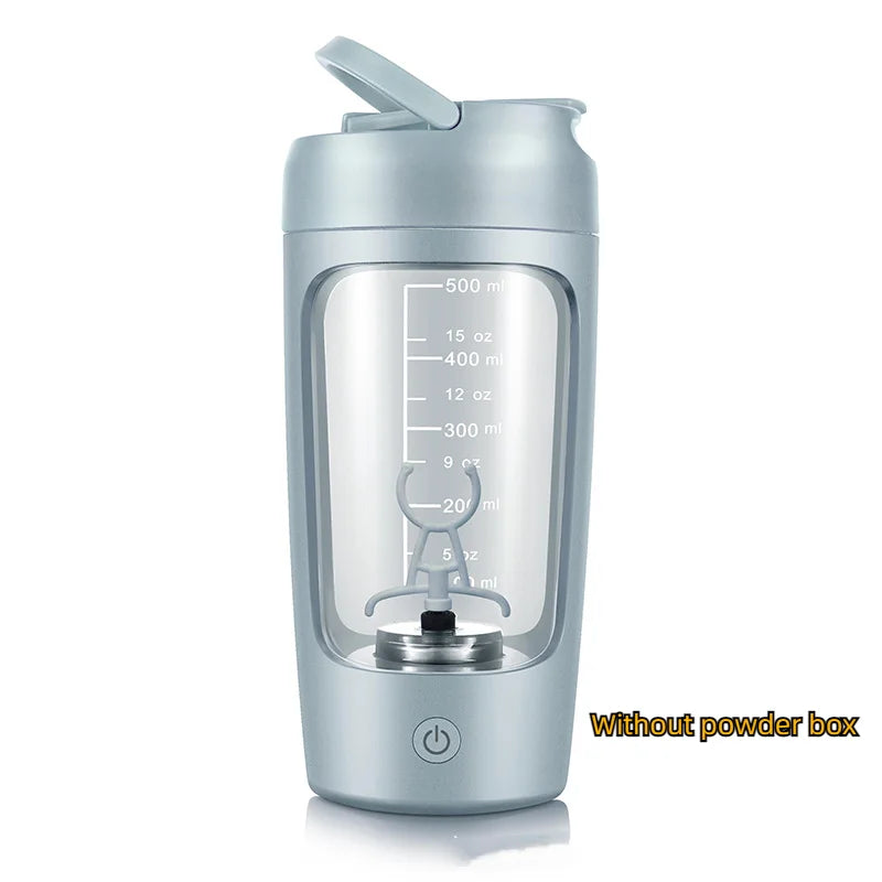 650ml USB Electric Portable Whey Protein Shaker bottle Tumbler Fully Automatic Stirring Cup Rechargeable Gym BA Free Cocktail Blend - MeLife GloBazzar