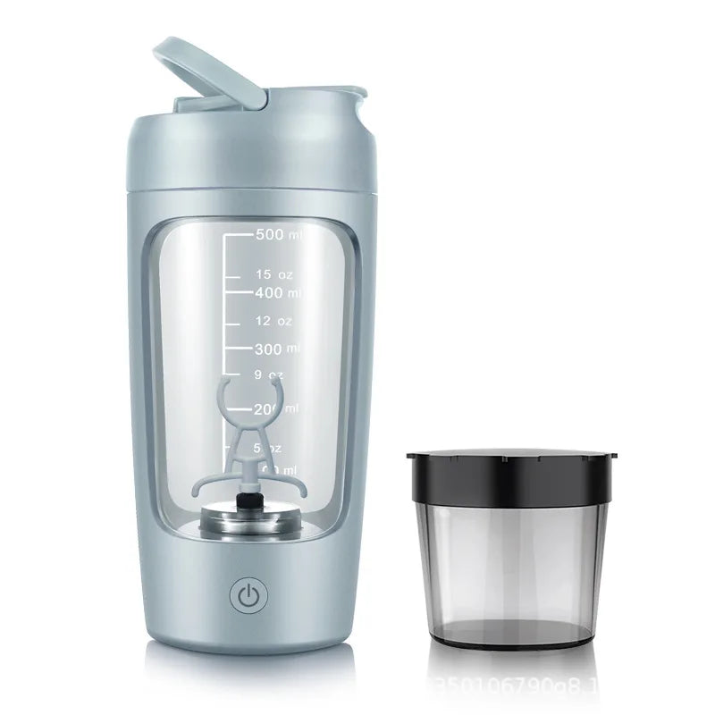 650ml USB Electric Portable Whey Protein Shaker bottle Tumbler Fully Automatic Stirring Cup Rechargeable Gym BA Free Cocktail Blend - MeLife GloBazzar
