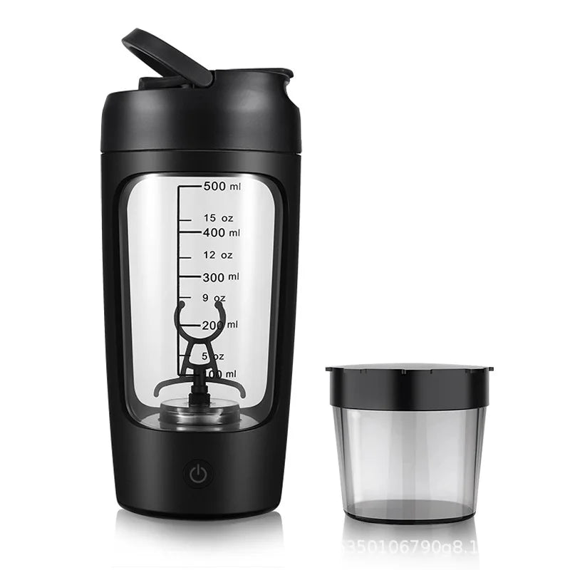 650ml USB Electric Portable Whey Protein Shaker bottle Tumbler Fully Automatic Stirring Cup Rechargeable Gym BA Free Cocktail Blend - MeLife GloBazzar