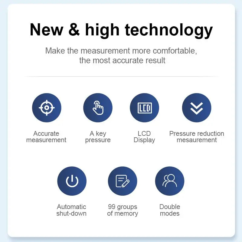 Electric Wrist Blood Pressure Monitor Portable tonometer health care bp Digital Blood Pressure Monitor meters sphygmomanometer - MeLife GloBazzar