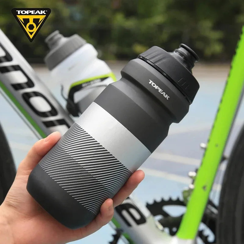 Topeak BPA-free 650 750ml Squeezable Cycling Water Bottle Leak-proof Outdoor Sports Kettle Hiking Camping Riding Water Bidon - MeLife GloBazzar