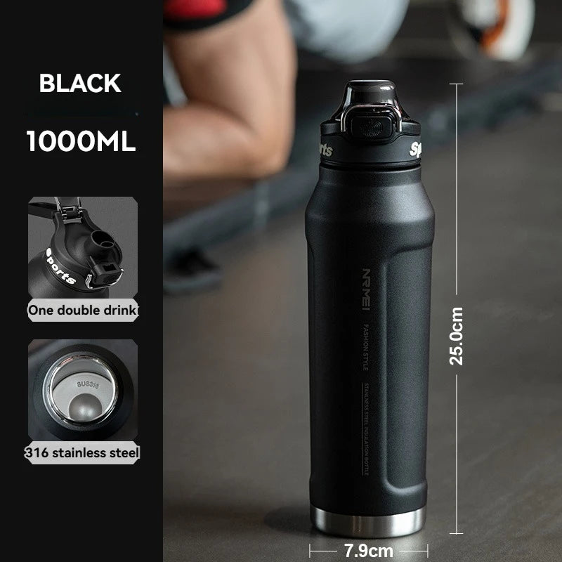 1.5L Thermos Water Bottle Stainless Steel Vacuum Flas Tumbler Coffee Cup Insulated Hot Tea And Cold Water Bottle Thermal Drink - MeLife GloBazzar