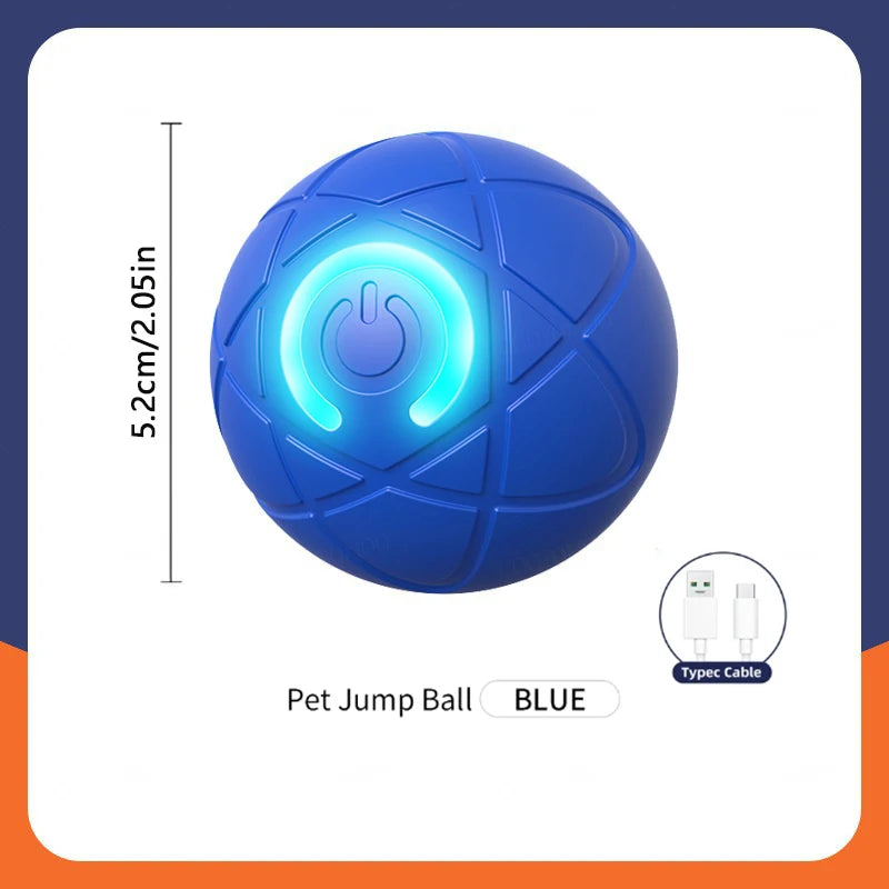 Smart Dog Toy Ball Electronic Interactive Pet Toy Moving Ball USB Automatic Moving Bouncing for Puppy Birthday Gift Cat Products - MeLife GloBazzar