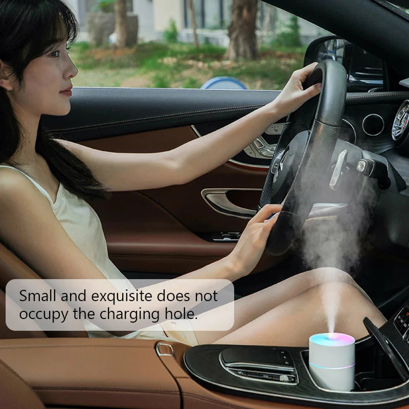 Colorful Portable Air Humidifier USB Rechargeable Wireless Home Car Mini Air Atomizer Aroma humidificador Essential Oil Diffuser - MeLife GloBazzar