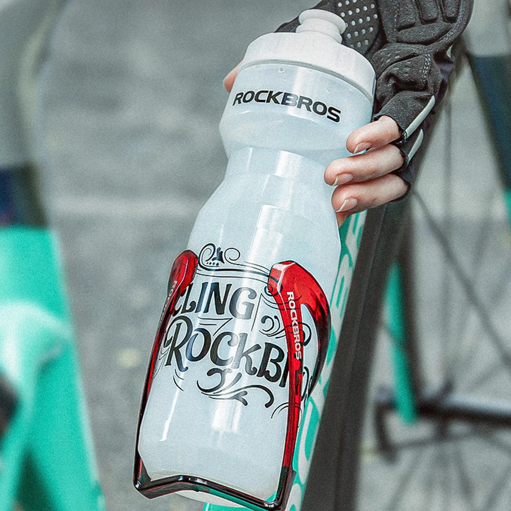 ROCKBROS Bicycle Water Bottle – 750ML, Leakproof with Bottle Cage - MeLife GloBazzar