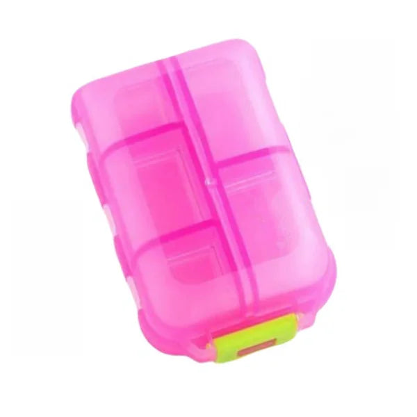 Tcare Travel Pill Organizer Moisture Proof Pills Box for Pocket Purse Daily Pill Case Portable Medicine Vitamin Holder Container - MeLife GloBazzar