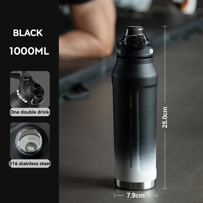 1.5L Thermos Water Bottle Stainless Steel Vacuum Flas Tumbler Coffee Cup Insulated Hot Tea And Cold Water Bottle Thermal Drink - MeLife GloBazzar