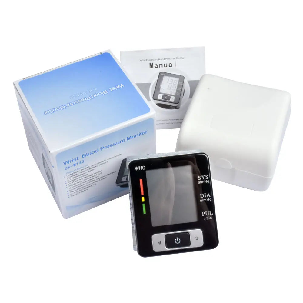 Medical Blood Pressure Monitor High Accurate Wrist Cuff Tonometer Digital Sphygmomanometer Electronic Bp Monitors - MeLife GloBazzar
