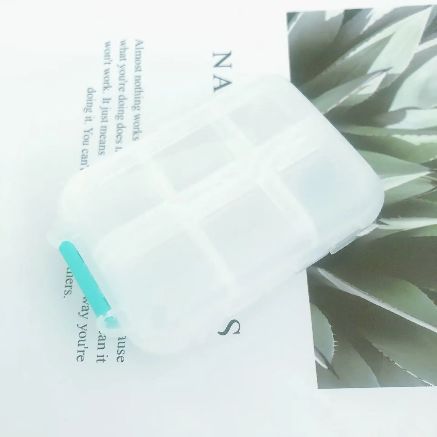 Tcare Travel Pill Organizer Moisture Proof Pills Box for Pocket Purse Daily Pill Case Portable Medicine Vitamin Holder Container - MeLife GloBazzar