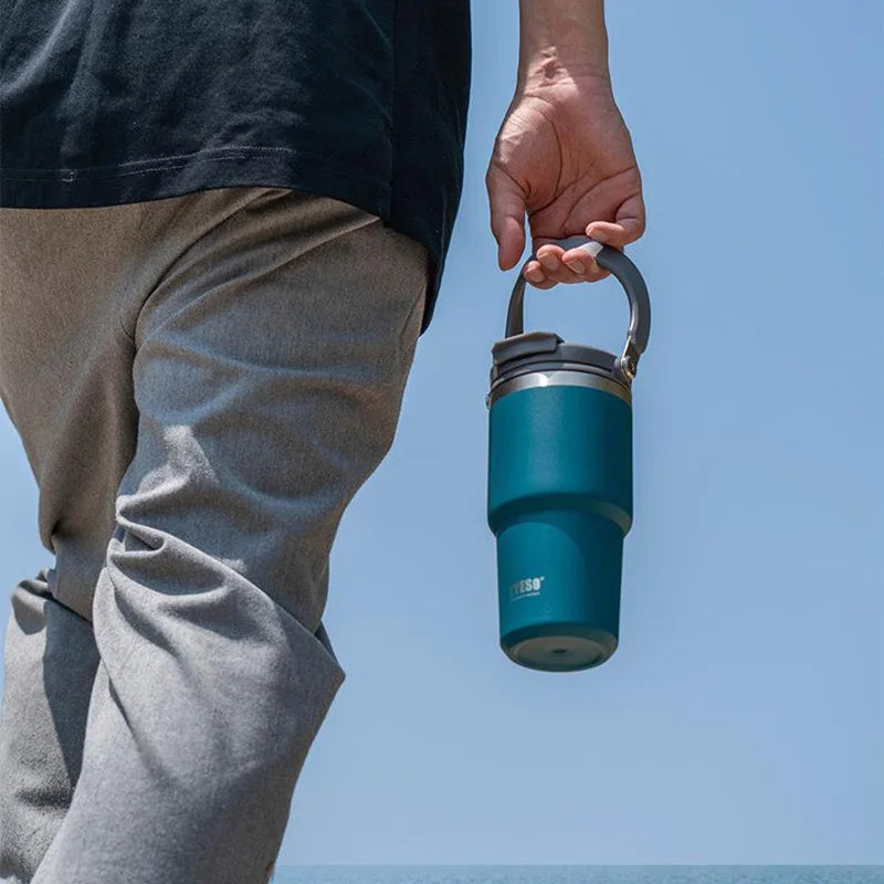 Tyeso Stainless Steel Coffee Thermos – 750ML/900ML Insulated Travel Mug - MeLife GloBazzar