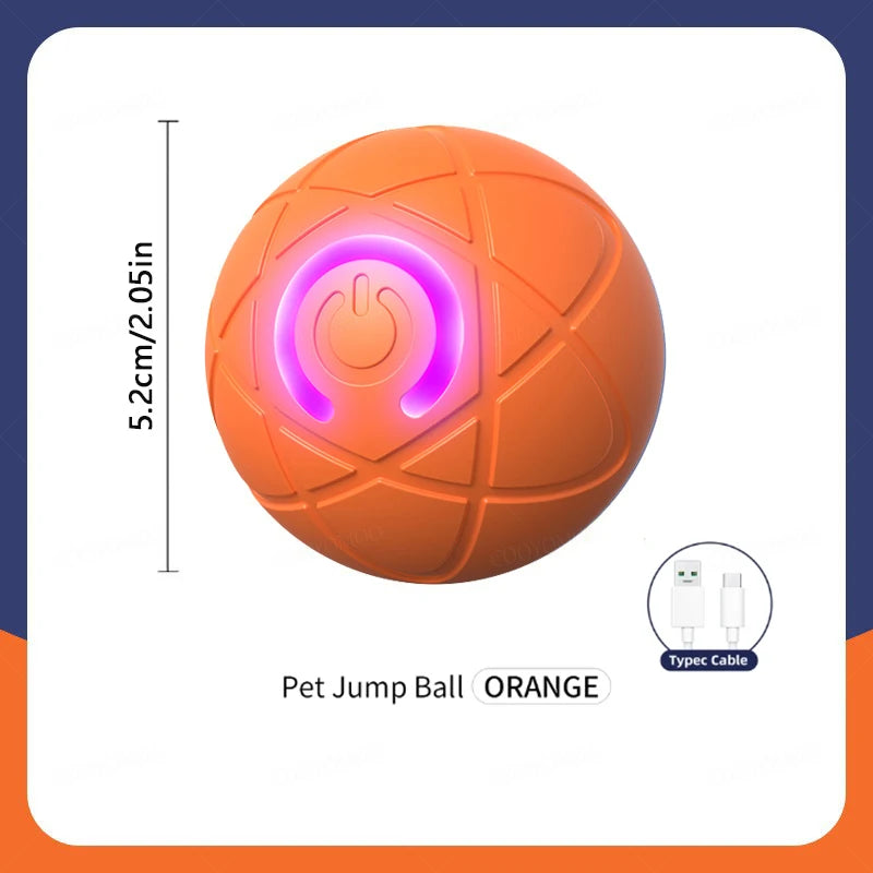 Smart Dog Toy Ball Electronic Interactive Pet Toy Moving Ball USB Automatic Moving Bouncing for Puppy Birthday Gift Cat Products - MeLife GloBazzar