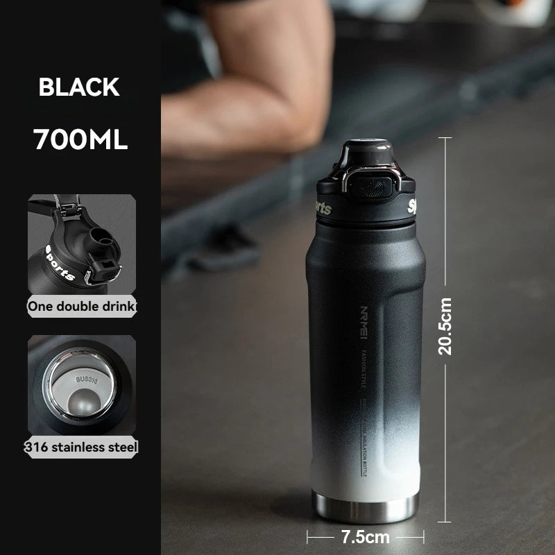 1.5L Thermos Water Bottle Stainless Steel Vacuum Flas Tumbler Coffee Cup Insulated Hot Tea And Cold Water Bottle Thermal Drink - MeLife GloBazzar