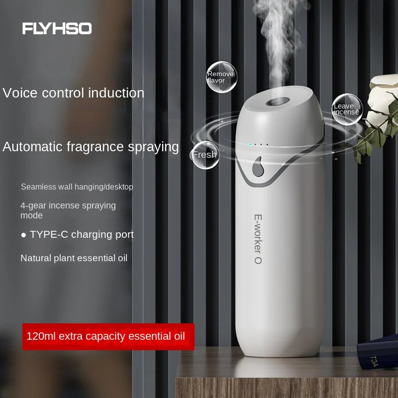 Portable Fragrance Diffuser Air freshener Aroma Essential Oil USB Charging Automatic 4 Gear Fragrance Spraying Home Air Purifier - MeLife GloBazzar