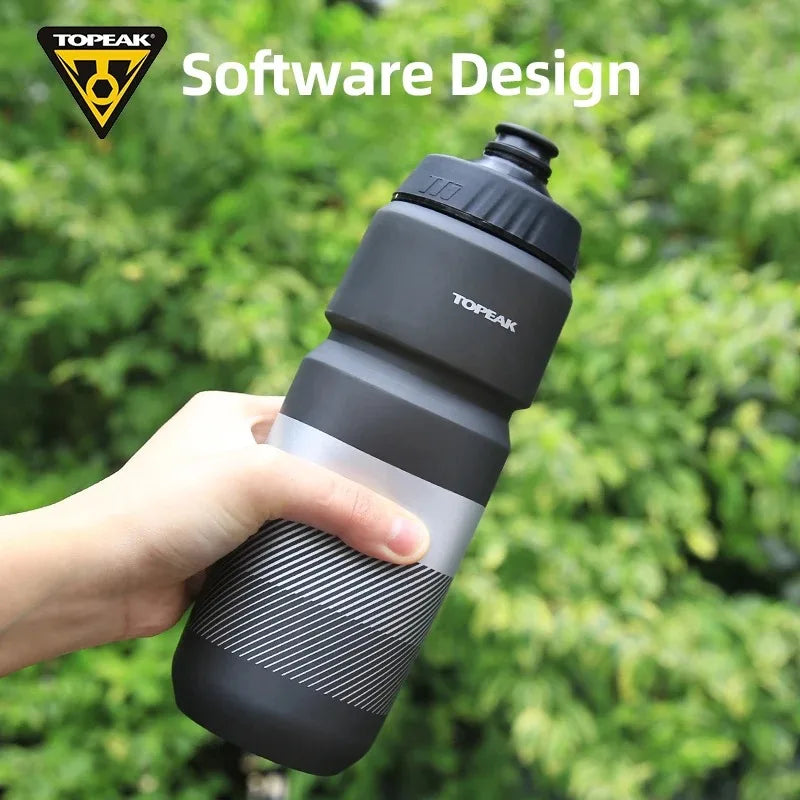 Topeak BPA-free 650 750ml Squeezable Cycling Water Bottle Leak-proof Outdoor Sports Kettle Hiking Camping Riding Water Bidon - MeLife GloBazzar