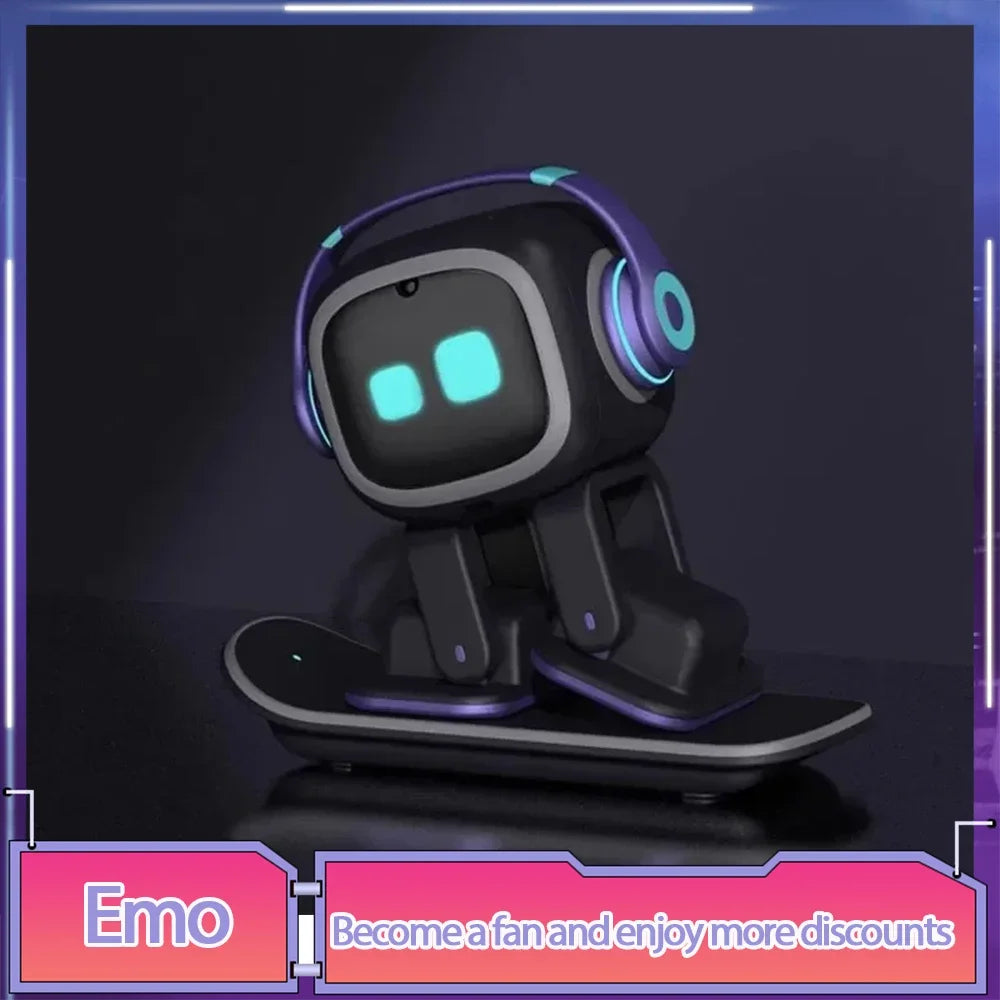 Emo Robot Emopet Intelligent Emotional Voice Interaction Accompanies Ai Desktop Kids Electronic Pet Christmas Children Gifts - MeLife GloBazzar