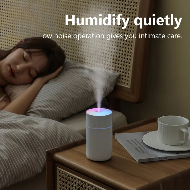 Colorful Portable Air Humidifier USB Rechargeable Wireless Home Car Mini Air Atomizer Aroma humidificador Essential Oil Diffuser - MeLife GloBazzar
