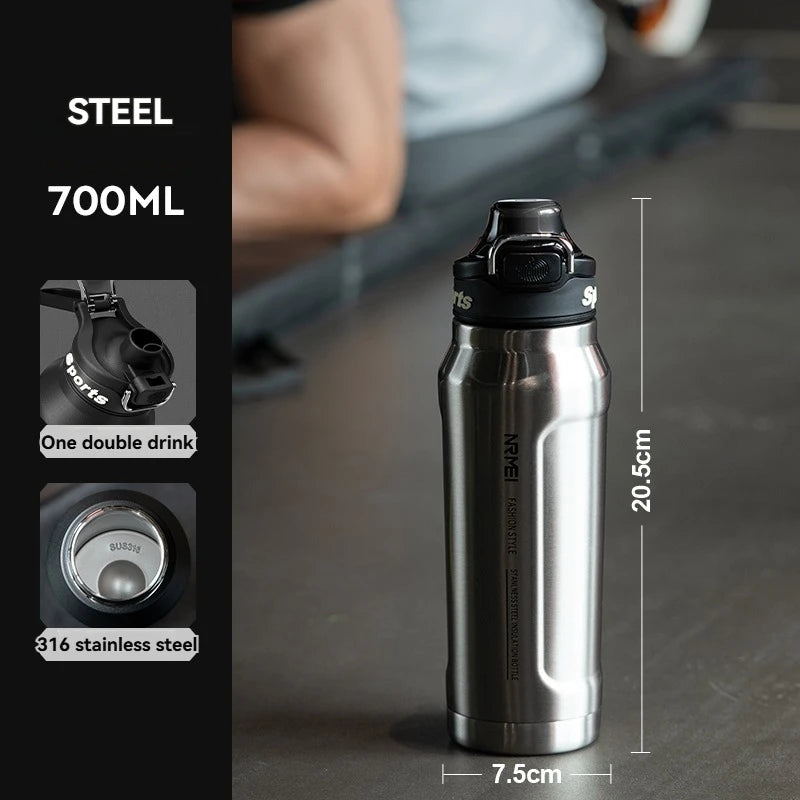 1.5L Thermos Water Bottle Stainless Steel Vacuum Flas Tumbler Coffee Cup Insulated Hot Tea And Cold Water Bottle Thermal Drink - MeLife GloBazzar