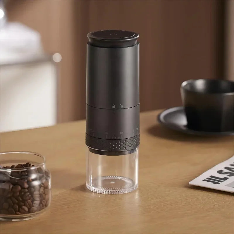 "Electric Coffee Grinder | 38 Adjustable Grind Levels | Portable & Rechargeable - MeLife GloBazzar