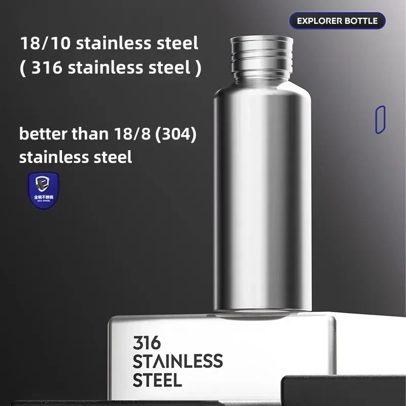 Portable Large Capacity Stainless Steel Vacuum Thermos for Hot Coffee/Tea/Drink Thermal Water Bottle with Insulated Cup - MeLife GloBazzar