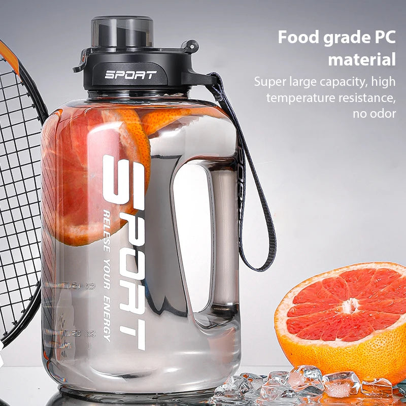 1.2L/1.7L/2.5L Big Belly Large Capacity Water Bottle for Sports - MeLife GloBazzar
