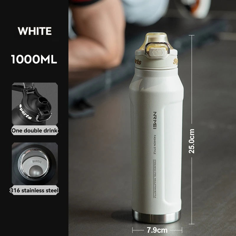 1.5L Thermos Water Bottle Stainless Steel Vacuum Flas Tumbler Coffee Cup Insulated Hot Tea And Cold Water Bottle Thermal Drink - MeLife GloBazzar
