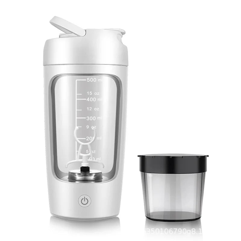 650ml USB Electric Portable Whey Protein Shaker bottle Tumbler Fully Automatic Stirring Cup Rechargeable Gym BA Free Cocktail Blend - MeLife GloBazzar