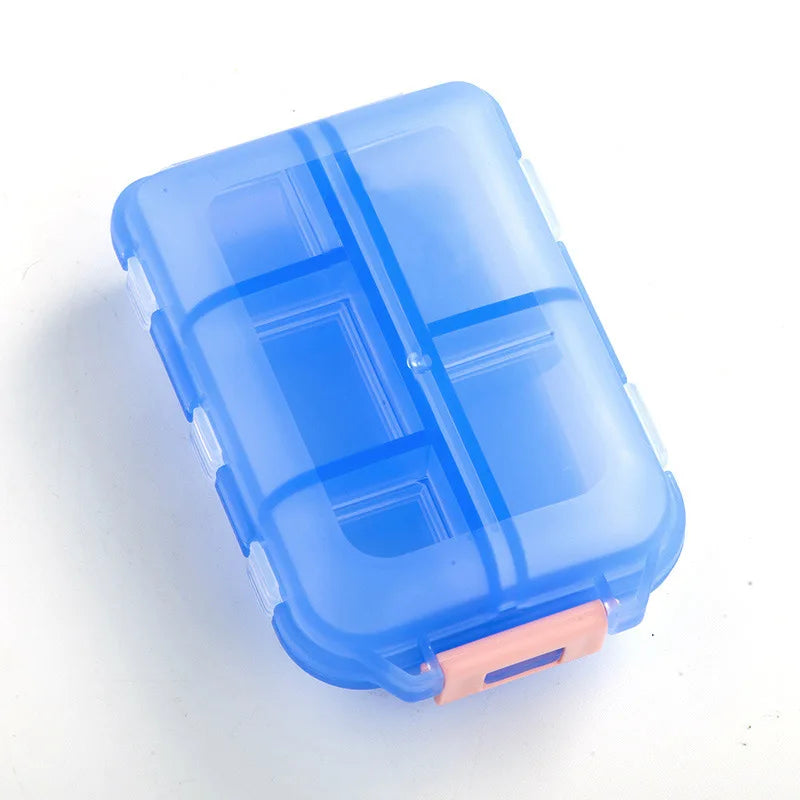 Tcare Travel Pill Organizer Moisture Proof Pills Box for Pocket Purse Daily Pill Case Portable Medicine Vitamin Holder Container - MeLife GloBazzar
