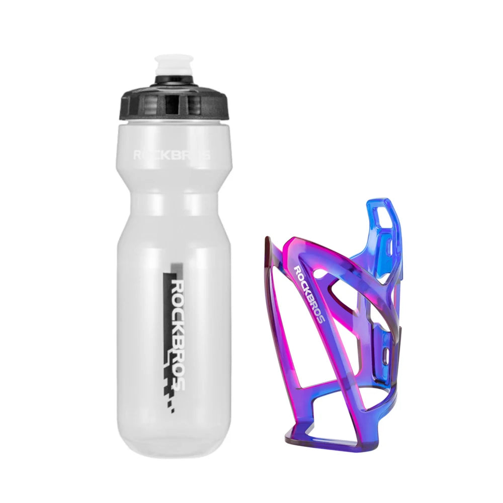 ROCKBROS Bicycle Water Bottle – 750ML, Leakproof with Bottle Cage - MeLife GloBazzar