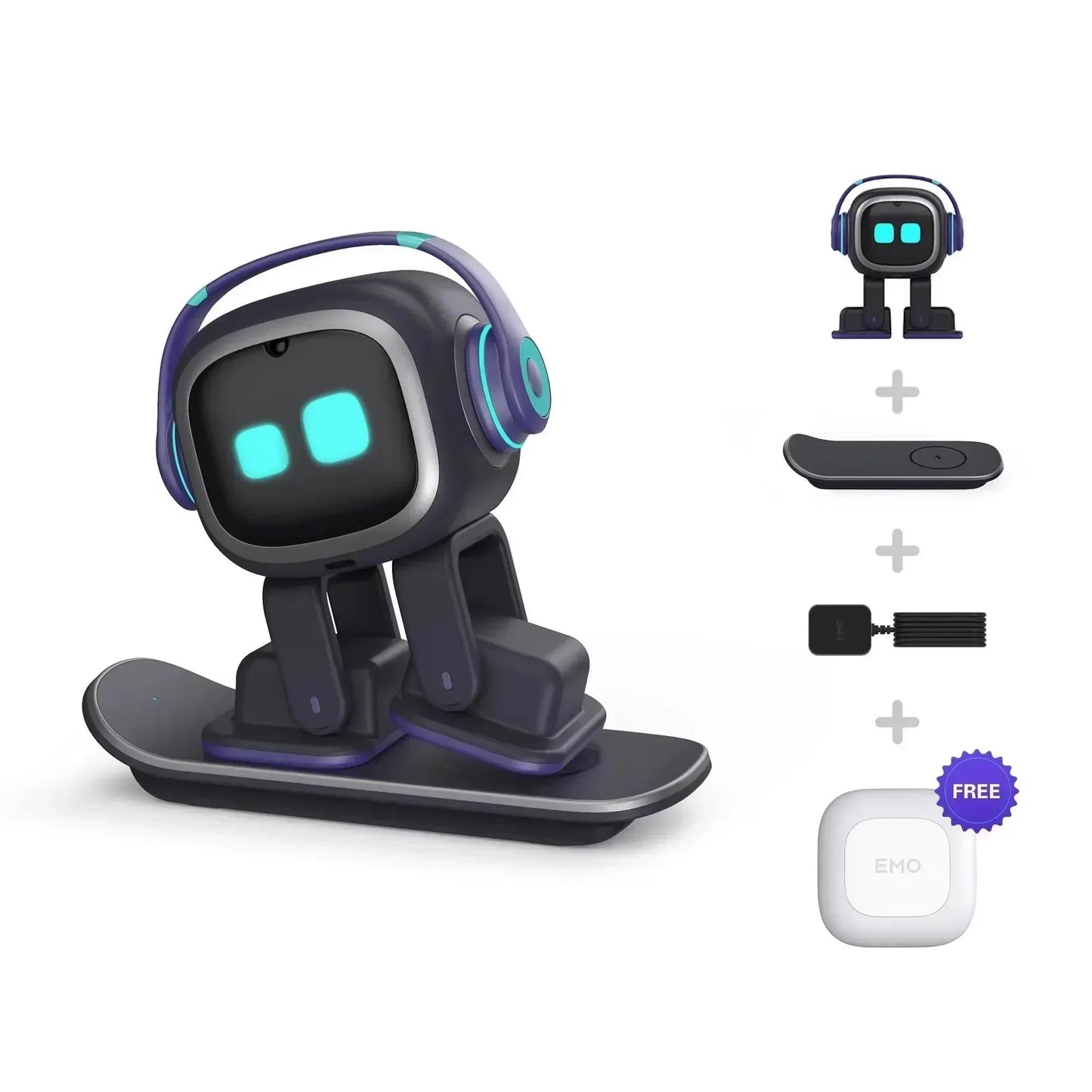 Emo Robot Emopet Intelligent Emotional Voice Interaction Accompanies Ai Desktop Kids Electronic Pet Christmas Children Gifts - MeLife GloBazzar