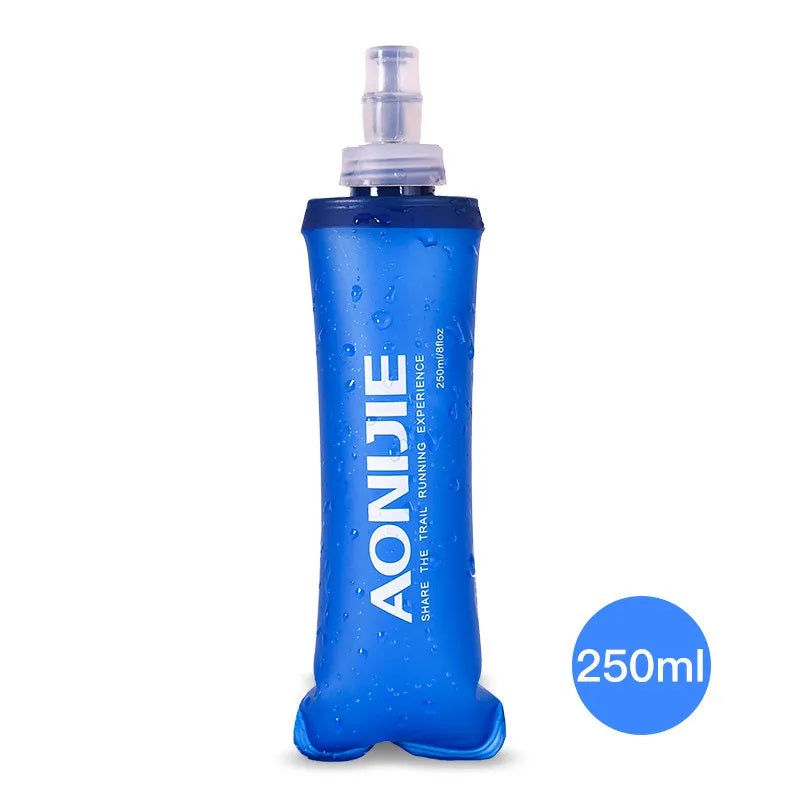 AONIJIE SD09 SD10 250ml 500ml Soft Flask Folding Collapsible Water Bottle TPU BPA-Free for Running Hydration Pack Waist Bag Vest - MeLife GloBazzar