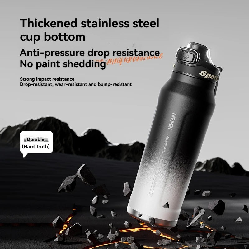 1.5L Thermos Water Bottle Stainless Steel Vacuum Flas Tumbler Coffee Cup Insulated Hot Tea And Cold Water Bottle Thermal Drink - MeLife GloBazzar