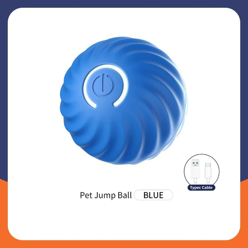 Smart Dog Toy Ball Electronic Interactive Pet Toy Moving Ball USB Automatic Moving Bouncing for Puppy Birthday Gift Cat Products - MeLife GloBazzar