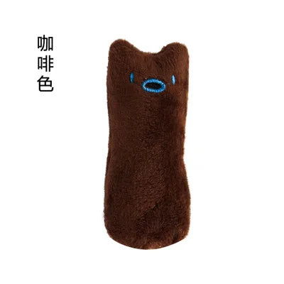 Teeth Grinding Catnip Toys Funny Interactive Plush Cat Toy Pet Kitten Chewing Vocal Toy Claws Thumb Bite Cat mint For Cats - MeLife GloBazzar