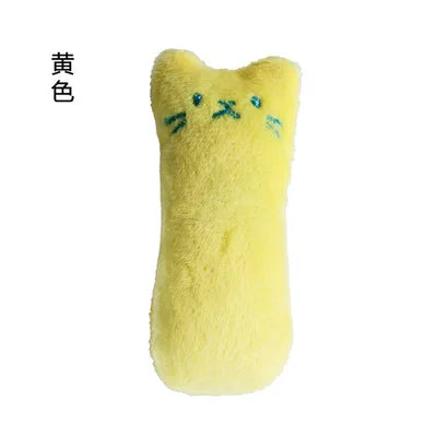 Teeth Grinding Catnip Toys Funny Interactive Plush Cat Toy Pet Kitten Chewing Vocal Toy Claws Thumb Bite Cat mint For Cats - MeLife GloBazzar