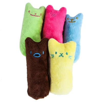 Teeth Grinding Catnip Toys Funny Interactive Plush Cat Toy Pet Kitten Chewing Vocal Toy Claws Thumb Bite Cat mint For Cats - MeLife GloBazzar