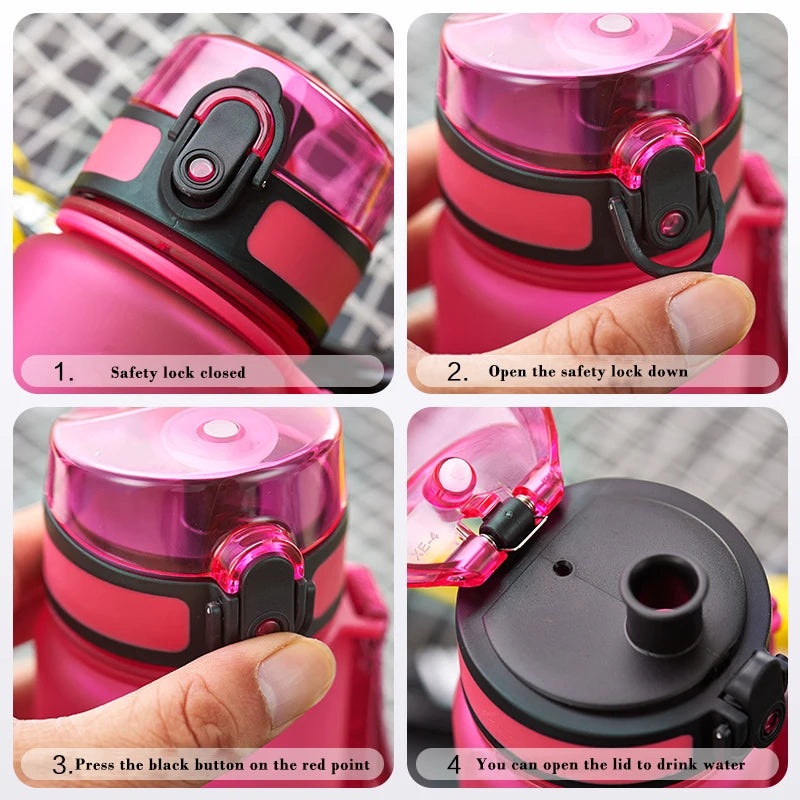 Hot Sale 500/1000ML Sports Water Bottle Shaker Outdoor Travel Portable Leakproof Drinkware Tritan Plastic Drink Bottle BPA Free