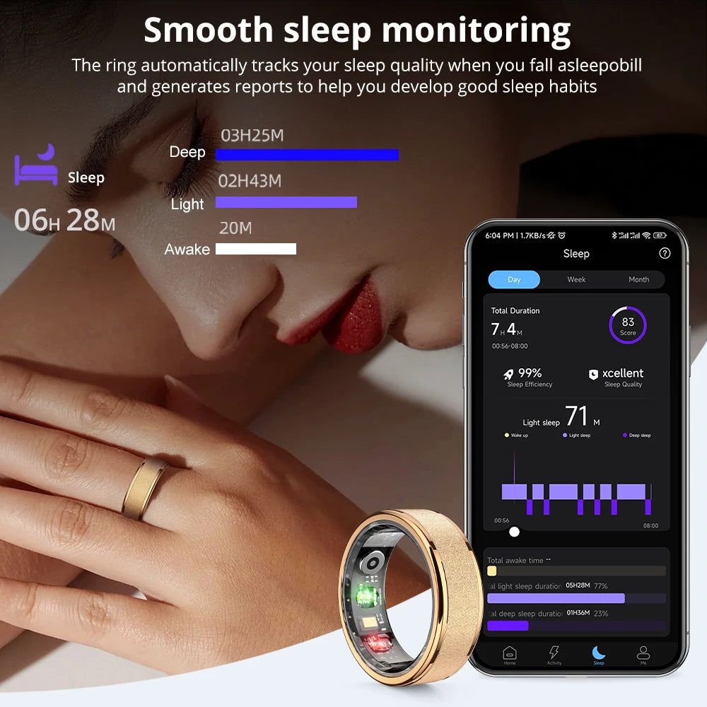 COLMI R10 Smart Ring: Advanced Health Monitor, Sleep Tracker, Waterproof Design - MeLife GloBazzar