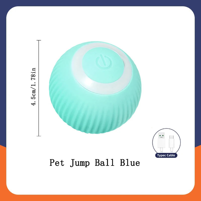 Smart Dog Toy Ball Electronic Interactive Pet Toy Moving Ball USB Automatic Moving Bouncing for Puppy Birthday Gift Cat Products - MeLife GloBazzar