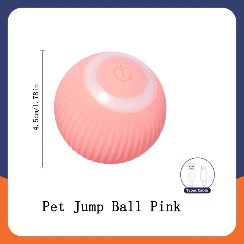 Smart Dog Toy Ball Electronic Interactive Pet Toy Moving Ball USB Automatic Moving Bouncing for Puppy Birthday Gift Cat Products - MeLife GloBazzar
