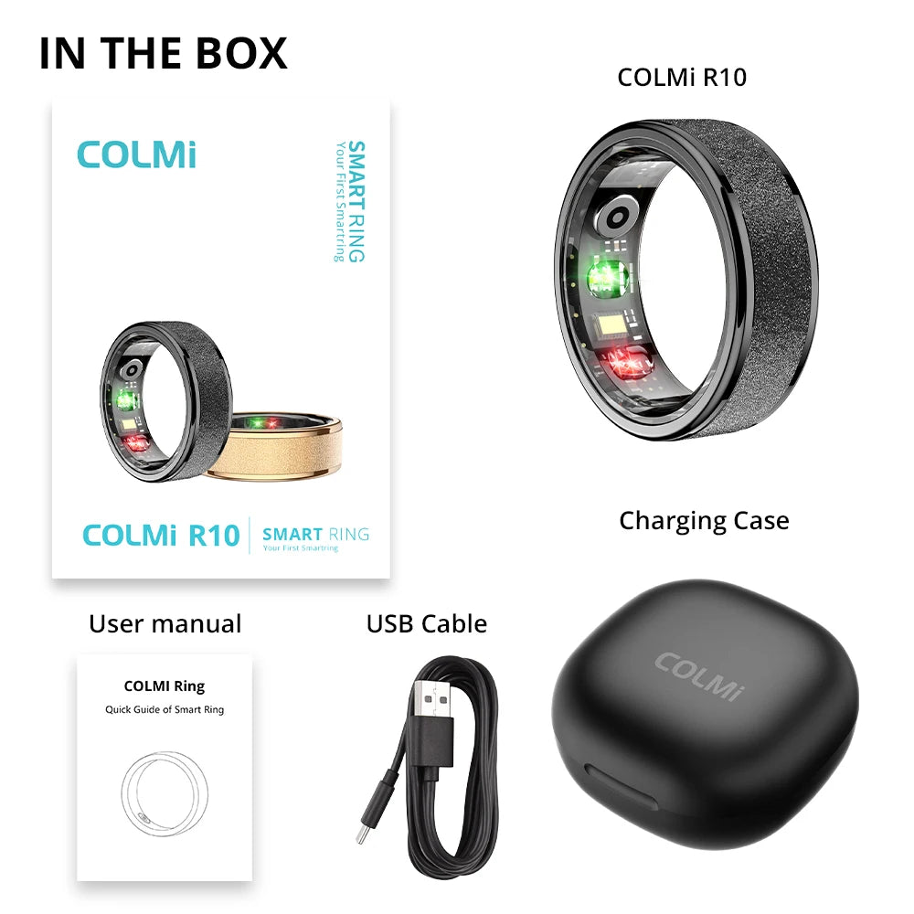 COLMI R10 Smart Ring: Advanced Health Monitor, Sleep Tracker, Waterproof Design - MeLife GloBazzar