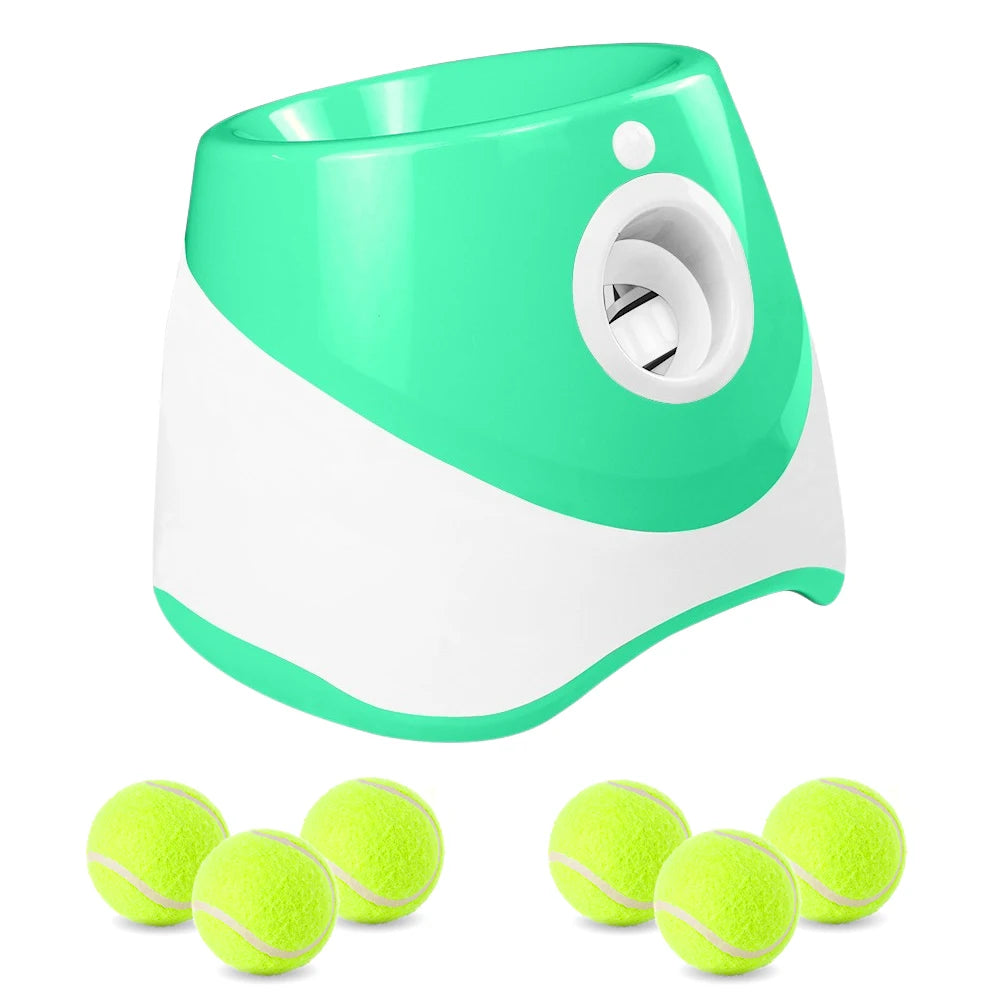 Dog Tennis Ball Launcher Dogs Chase Automatic Toys Automatic Fun Interactive Machine Fun Interactive Catapult Throw Rechargable - MeLife GloBazzar