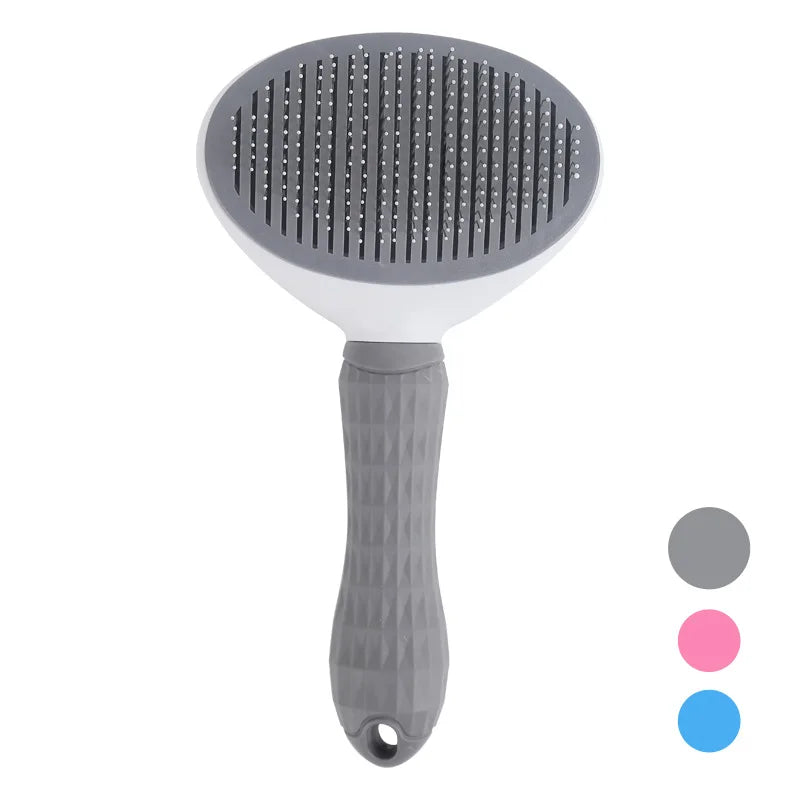 Self-cleaning Pet Hair Remove Comb Cat Slicker Brush Pet Hair Removal Comb For Cats Grooming Brushes Dog Combs Cat Accessories - MeLife GloBazzar