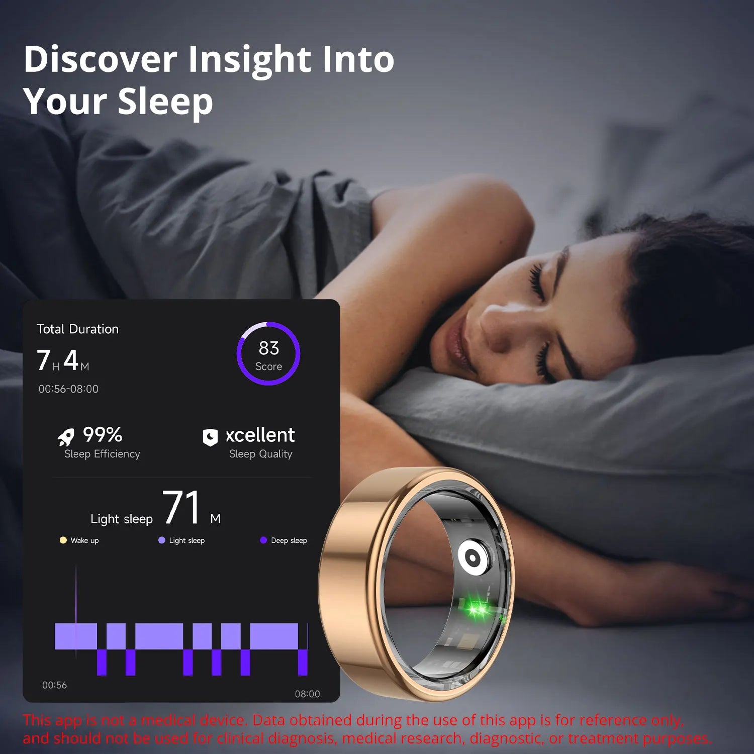 COLMI R02 Smart Ring: Multi-Sport Fitness Tracker with 24/7 Health Monitoring - MeLife GloBazzar