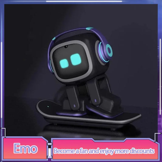 Emo Robot Emopet Intelligent Emotional Voice Interaction Accompanies Ai Desktop Kids Electronic Pet Christmas Children Gifts - MeLife GloBazzar