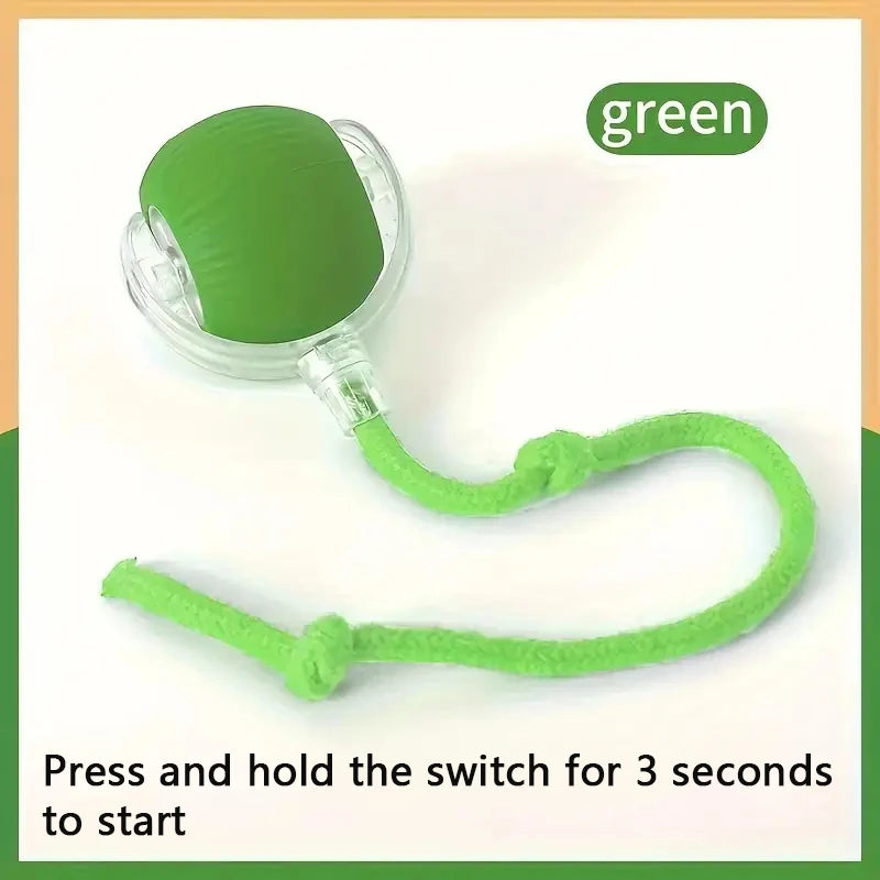 Smart Dog Toy Ball Electronic Interactive Pet Toy Moving Ball USB Automatic Moving Bouncing for Puppy Birthday Gift Cat Products - MeLife GloBazzar