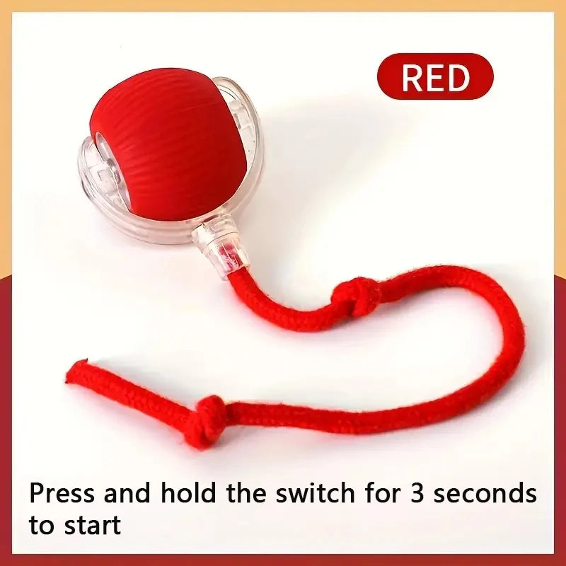 Smart Dog Toy Ball Electronic Interactive Pet Toy Moving Ball USB Automatic Moving Bouncing for Puppy Birthday Gift Cat Products - MeLife GloBazzar